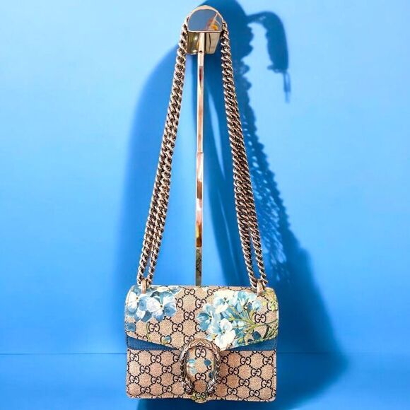 Gucci GG Supreme Monogram Blooms Mini Dionysus